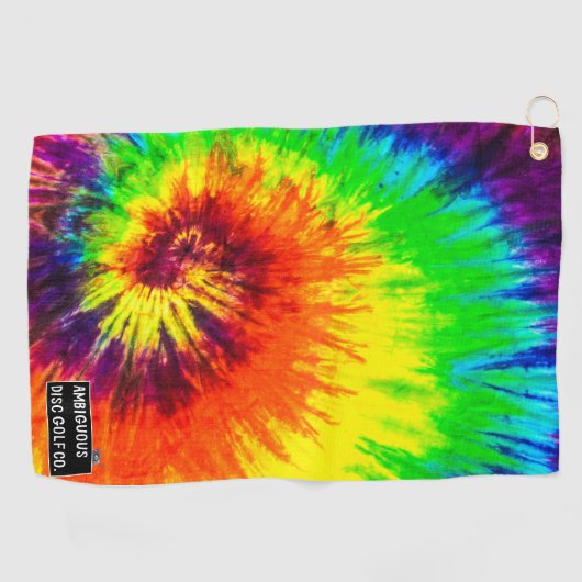 Krawatte-Dye Disk Golf Disk Handtuch (Horizontal)