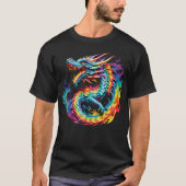 Krawatte-Dye-Dragon T-Shirt (Vorderseite)