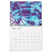 Krawatte-Dye-Feier Kalender (Feb 2027)