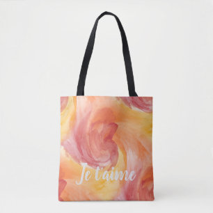 Krawatte-Dye Flame Rote Orangefarbene farbige Lieb Tasche