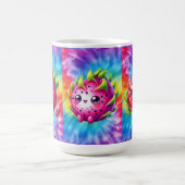 Krawatte-Dye Happy Dragon Fruit Kaffeetasse (Mittel)