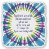 Krawatte-Dye Hautautotherapie T-Shirt Aufkleber (Vorderseite)