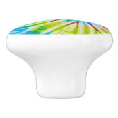 Krawatte-Dye-Keramik Keramikknauf (Seitenansicht)