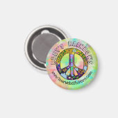 Krawatte-Dye-Kunst und Bohemisches Appreal Busines Magnet (Vorderseite/Rückseite)