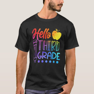Krawatte-Dye-Lehrer-Team der dritten Klasse Squad T-Shirt