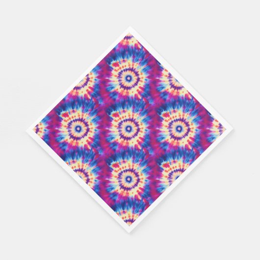 Krawatte-Dye Napkins Serviette (Ecke)