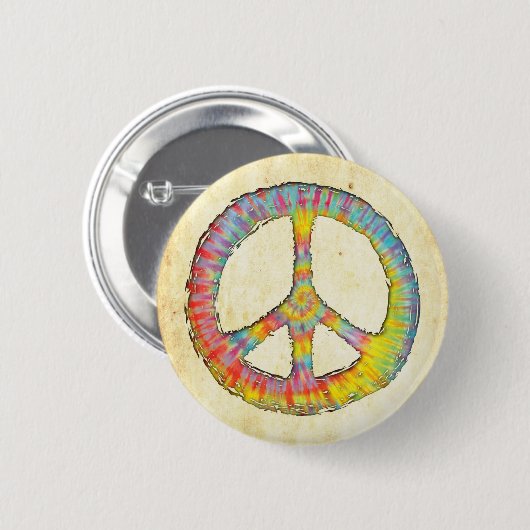 Krawatte-Dye Peace 713 Button (Vorne & Hinten)
