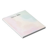 Krawatte-Dye-Personalisierter Editor Notizblock (angewinkelt)