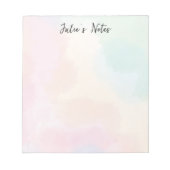 Krawatte-Dye-Personalisierter Editor Notizblock (Vorderseite)