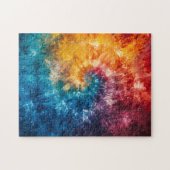 Krawatte-Dye-Swirl Puzzle (Horizontal)