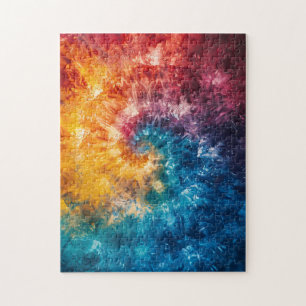 Krawatte-Dye-Swirl Puzzle