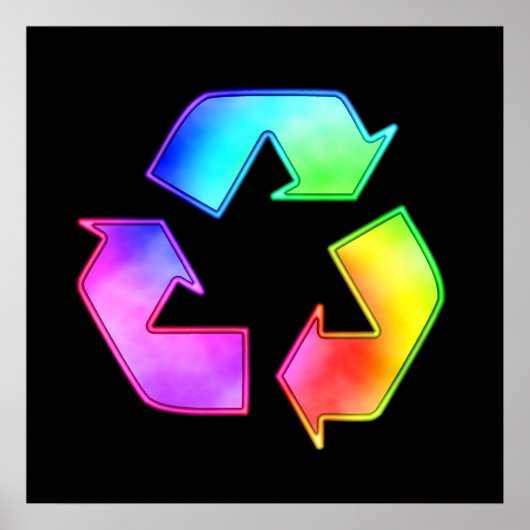 Krawatte-Dye-Symbol-Poster Poster (Vorne)