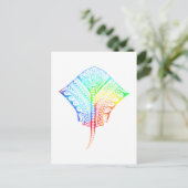 Krawatte Dyed Colors Stingray Postkarte (Stehend Vorderseite)