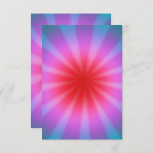 Krawatte Dyed lädt ein Einladung (Vorne/Hinten)