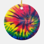 Krawatte Dyed Pattern Keramik Ornament (Hinten)