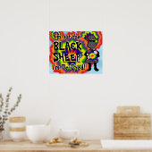 Krawatte-Dyed Sheep -2 Poster (Küche)