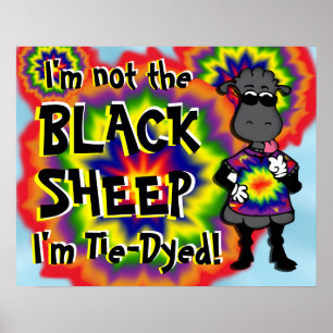 Krawatte-Dyed Sheep -2 Poster