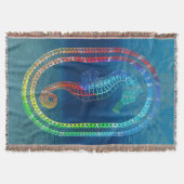 Krawatte Dyed Tribal Seepferd Decke (Vorderseite)