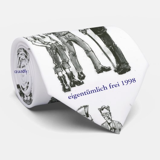Krawatte eigentümlich frei 1998 (Gerollt)