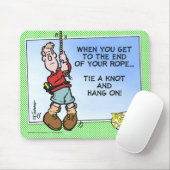 Krawatte ein Knoten und ein Fall an! Mousepad (Mit Mouse)