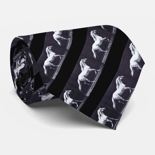 KRAWATTE EINE AN: Muybridge Adler-PferdTrotting (Gerollt)