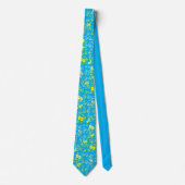 Krawatte eines Funky Yellow Dollar Euro Money (Vorderseite)