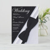 Krawatte Einladung (Stehend Vorderseite)