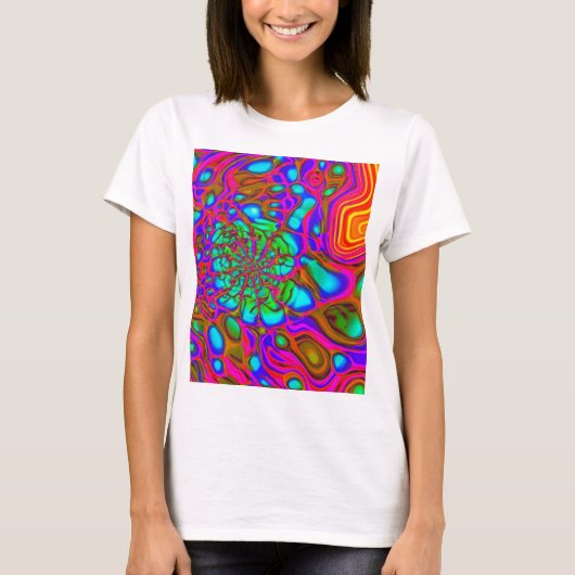 Krawatte-Farbblast T-Shirt (Vorderseite)