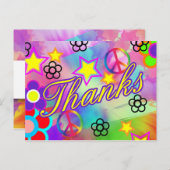 Krawatte Farbe danke Karte (Vorne/Hinten)