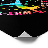 Krawatte Farbe Herzkartrader Gymnastik Cheerleader Poster (Ecke)