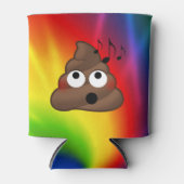 Krawatte - Farbmusik liebend Kack Emoji Can Cooler Dosenkühler (Vorderseite)