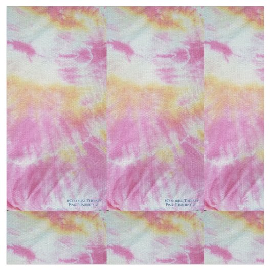 Krawatte-=Farbrosa Funburst #1 Stoff (Nahaufnahme)