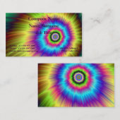 Krawatte-Farbstoff-Explosionskarte Visitenkarte (Vorne/Hinten)