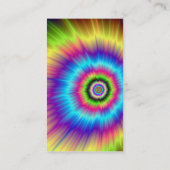 Krawatte-Farbstoff-Explosionskarte Visitenkarte (Rückseite)