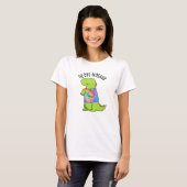 Krawatte-Farbstoff-Nosaur Funny Dinosaur Pun T-Shirt (Vorne ganz)
