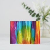 Krawatte-Farbstoff Postkarte (Stehend Vorderseite)