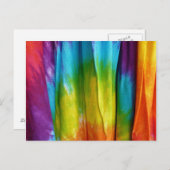 Krawatte-Farbstoff Postkarte (Vorne/Hinten)