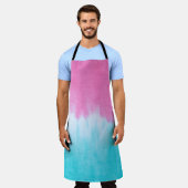 Krawatte-Farbton Abstrakt: Baumwollstoff-Design. Schürze (Getragen)