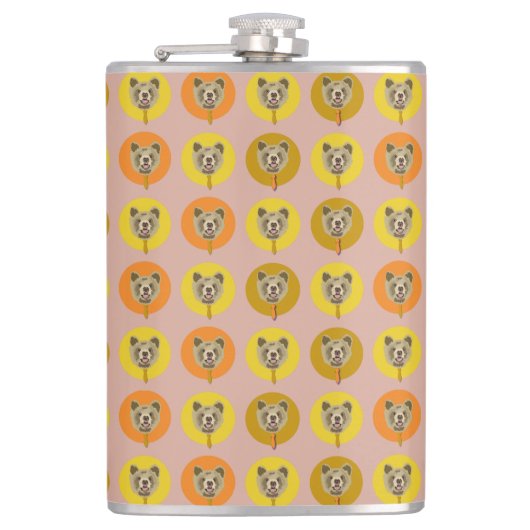 Krawatte Flachmann (Vorderseite)