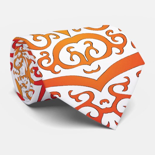 Krawatte FlammensCurliQ (Gerollt)