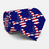 Krawatte Fleur de USA (Gerollt)