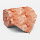 Krawatte Freesia - Peach (Gerollt)