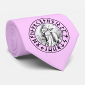 Krawatte Freya Rune-Schild (Gerollt)