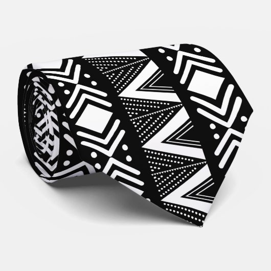 Krawatte für afrikanische Bogolan-Muds (Gerollt)