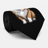Krawatte für Black and Tan Spitz (Gerollt)