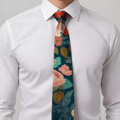 Krawatte für Blumenmuster
