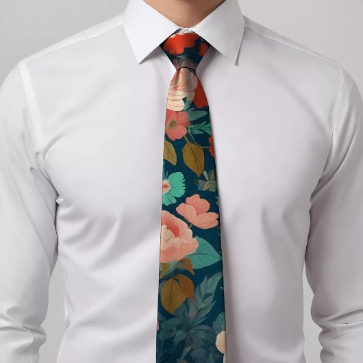 Krawatte für Blumenmuster