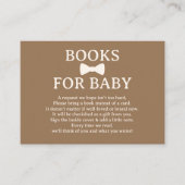 Krawatte für Braun und Creme Begleitkarte (Vorderseite)