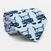 Krawatte für das Logo "Hellas Ice Hockey" (Gerollt)