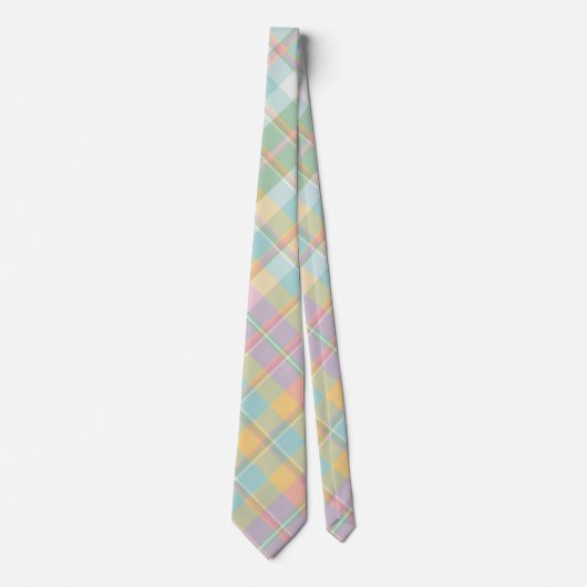 Krawatte für karierte Männer - mehrfache Frühlings (Vorderseite)